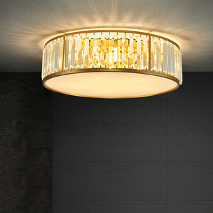 All-Copper Modern Minimalist Nordic Style Crystal Ceiling <b>Light</b> for Living Room <b>Dining</b> Room Bedroom 6000K Color Temperature - Product Image 1