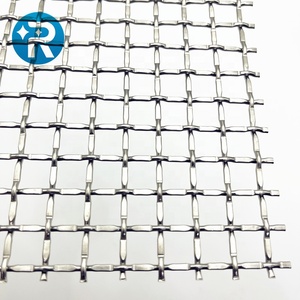 12x12mm 304 thép không gỉ dệt chống ăn mòn kiến trúc dây lưới mặt tiền Ốp phân vùng nội thất ban công - Product Image 4