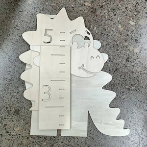 Règle de <span class=keywords><strong>tableau</strong></span> de croissance pour enfants dinosaure en bois Pafu - Product Image 4
