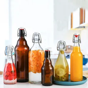 330 ml glas swirl top bierflasche mit klappdeckel versiegelung deckel verwendet für kohlensäure getränke commscope tee zweite fermentation wasser