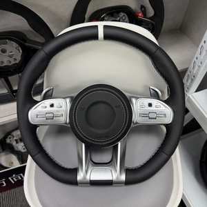 Volant en cuir pour <span class=keywords><strong>Mercedes</strong></span> Classe E/<span class=keywords><strong>GLC</strong></span>/GLE/GLB/CLA - Mise à niveau de l'ancien au <span class=keywords><strong>nouveau</strong></span> modèle - Product Image 2