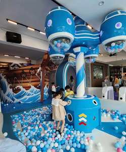 เครื่องเล่นสนามเด็กเล่นในร่มคุณภาพสูง ชุดของเล่นนุ่มนวล เครื่องเล่นเกมบอลแบบอินเทอร์แอคทีฟสำหรับพื้นที่เล่นเด็ก รับประกัน 1 ปี - Product Image 6