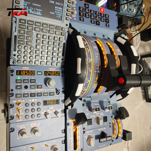 Simulador de Vuelo para Juegos, Cabina de Simulación de Vuelo, Simulador de Vuelo Doméstico A320, Plano General <span class=keywords><strong>del</strong></span> Panel de Control de Empuje - Product Image 5