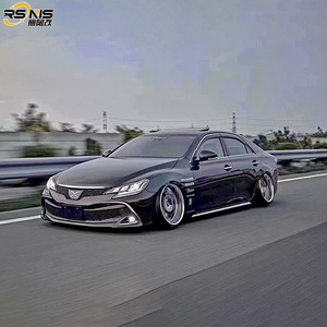 Pour <span class=keywords><strong>Toyota</strong></span> Mark X Ruizhi 2010-2017 amélioré 2018 Mona Lisa pare-chocs avant lèvre avant qualité usine pas d'installation de perçage - Product Image 6