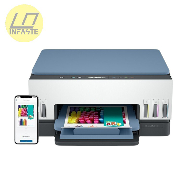 Infaste 1200*1200dpi Inkjet Multifunction H-P Smart Tank 675 All-in-one Printer Supports Wireless Printing