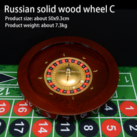 Roulette russe en bois massif de haute qualité de la marque JIAYI, roue en bois de qualité casino, grande taille, roulette européenne à un seul 0
