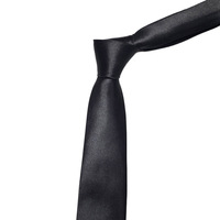 Corbata Formal de Negocios para Hombre, Monocromática, de Poliéster Teñido en Hilo de Color Sólido, Acabado Liso, Anudada a Mano, 8 cm, Resistente a las Arrugas, Ideal para Padrinos de Boda