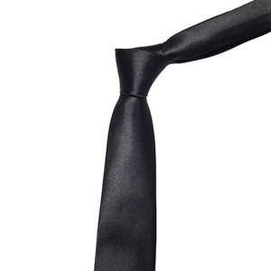 <span class=keywords><strong>Cravate</strong></span> Formelle Monochrome pour Homme en Polyester Teint Fil à Fil, Finition Lisse, Nouée à la Main, 8 cm, Infroissable, Idéale pour le Marié - Product Image 3