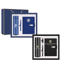 Coffret Cadeau d'Entreprise Personnalisé avec Logo, Kit de Bienvenue pour Employés, Carnet A5, Stylo Exécutif, Tasse Isotherme, Infuseur à Thé, Clé USB