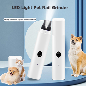 Lime à ongles pour chien automatique, silencieuse et indolore, coupe-ongles pour animaux de compagnie avec lumière LED, 2 vitesses, rechargeable, portable, écologique, en plastique sûr - Product Image 4