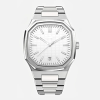 Montres à quartz classiques carrées japonaises personnalisées en gros pour hommes, étanches, en acier inoxydable, Relogio
