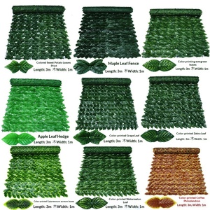 ใบกุหลาบสีเขียวประดิษฐ์สำหรับตกแต่งระเบียง ลานบ้าน รั้วต้นไม้ ใช้เป็นพร็อพถ่ายภาพกลางแจ้ง - Product Image 3
