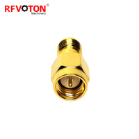 Usine directement adaptateur Rp polarité inversée Sma prise femelle vers Sma prise mâle laiton droit Rf adaptateur coaxial Rohs en Stock