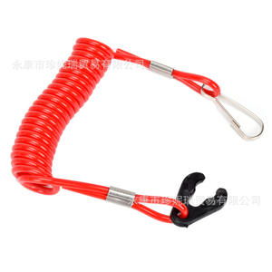 Cuerda de seguridad roja para interruptor de parada de emergencia de motor fueraborda Zhen Nirui, para reparación y reemplazo de motores de gasolina de embarcaciones. - Product Image 4