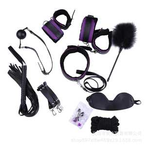 Adult sex toys, plush 10-piece <b>set</b>, alternative toy <b>bondage</b> <b>set</b>, leather 10-piece adult sex toy <b>set</b> - Product Image 1