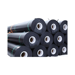 Membrane imperméable en HDPE stabilisée aux UV, épaisseur 1-2 mm, couleur noire, longue durée de vie, géomembrane HDPE - Product Image 1