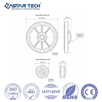 Service de moulage plastique haute précision pour composants de roue de nettoyeur de piscine OEM ODM : moyeu et disque