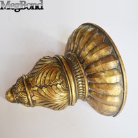 Étagère murale en résine classique et dorée vintage, décoration d'intérieur 3D classique, accessoire de décoration d'intérieur élégant