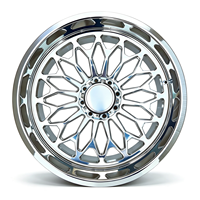 Jantes de camion personnalisées en alliage forgé poli à un seul rebord profond, tailles 22x12, 24x14, 26x14, 30x16, 8x6.5, 6x5.5, 8x180, pour Ford et RAM