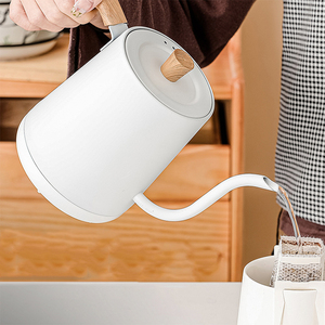 Hervidor de cuello de cisne con control inteligente de temperatura para café y té, de acero inoxidable 304, tetera inteligente para hervir agua - Product Image 3