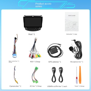 7. ª generación Accord 03-07 Gran Android 10 pulgadas GPS Navegación para automóvil con sintonizador de radio y DVD en el tablero - Product Image 3