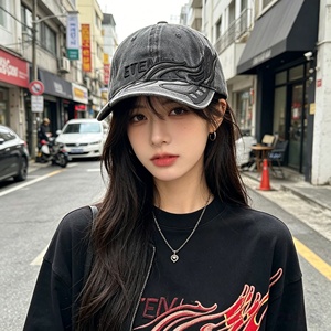 Gorra de Béisbol Personalizada con Logotipo, 6 Paneles, Visera Curva, Bordado de Llama Deportiva, Unisex, Gorra de Papá, Venta al por Mayor, Logotipo Bordado en 3D, <span class=keywords><strong>Gorras</strong></span> Vintage - Product Image 3
