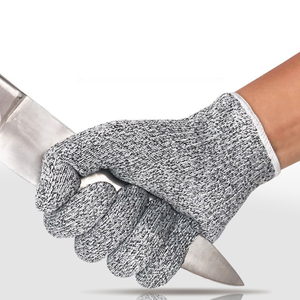 Level 5 Cut Proof Stab Resistant Wire Metal Glove Kitchen Butcher Cuts Gloves for Oyster Shucking <b>Fish</b> Gardening Gloves - Product Image 5