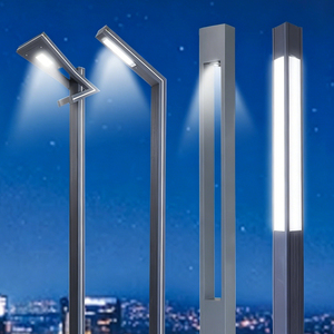 Iluminación para Jardín, Farola Vintage LED de 50w, Lámpara de Poste para Exteriores, Resistente al Agua - Product Image 2