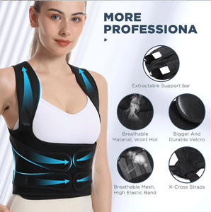 Chifory New Arrivals Custom Adjustable Scoliosis Back Support Brace for Men Women Neoprene <b>Belt</b> Posture Corrector - Product Image 5