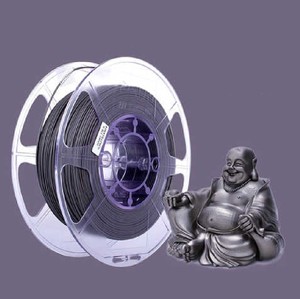 Filament <span class=keywords><strong>PLA</strong></span> pour imprimante 3D ESUN, vente chaude, 1,75 mm, 2,85 mm, haute qualité, lisse, imprimé, couleur acier inoxydable, métal - Product Image 3