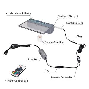 <span class=keywords><strong>Pondo</strong></span> น้ำพุสระว่ายน้ำมีไฟ24 "พร้อมไฟ LED 7สีอะคริลิคสำหรับสวนกลางแจ้งบ่อน้ำน้ำตกรั่วไหล - Product Image 4