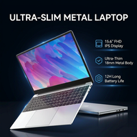 Ordinateur portable économique S15 15,6 pouces IPS FHD 1920x1080 Intel Celeron N5095 4 cœurs DDR4 32 Go M.2 2 To 5000 mAh Windows 11 Business