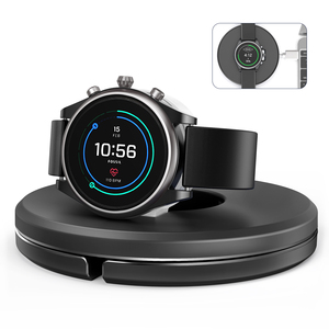 Station de charge USB pour montre intelligente Fossil <span class=keywords><strong>Gen</strong></span> 4 <span class=keywords><strong>5</strong></span>, chargeur sans fil magnétique, adaptateur d'alimentation compatible avec la charge magnétique - Product Image 3