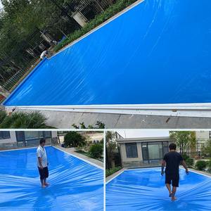 Couverture de <span class=keywords><strong>piscine</strong></span> bâche PE forte couverture de <span class=keywords><strong>piscine</strong></span> d'<span class=keywords><strong>hiver</strong></span> couverture de <span class=keywords><strong>piscine</strong></span> gonflable de natation tissu Piscina accessoires - Product Image 2