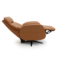 Geeksofa Chaise inclinable de style nordique à double moteur électrique pour la mobilité médicale avec fonctions pivotantes pour les personnes âgées