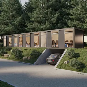 الصين مخصصة في الهواء الطلق Diy بناء تصميم منزل صغير حاويات سابقة التجهيز للمنازل منازل بولندا