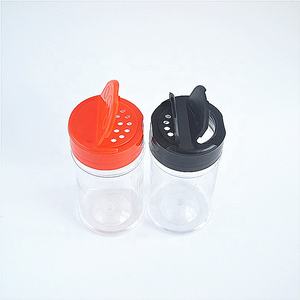 स्क्रू कैप के साथ कस्टम 100 मिलीलीटर प्लास्टिक ढक्कन के साथ अनुकूलित प्लास्टिक ढक्कन नमक मिर्च शेकर मसाला बोतल - Product Image 6