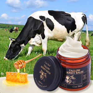 Baume hydratant et anti-âge au suif de bœuf nourri à l'herbe et au miel, crème nourrissante, éclaircissante et raffermissante, OEM <span class=keywords><strong>pour</strong></span> usage quotidien - Product Image 1