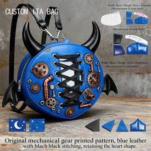 กระเป๋าเป้สะพายหลังน่ารักราคาไม่แพงกระเป๋าแมสเซนเจอร์สะพายข้างพร้อมตัวสอดสำหรับอุปกรณ์เสริมอะนิเมะตามสั่ง - Product Image 5