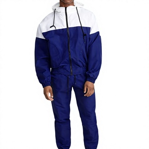 Ensemble coupe-vent personnalisable pour homme en nylon : veste et pantalon, tenue de sport coupe-vent, streetwear, fournisseur de vêtements de sport sur mesure - Product Image 6