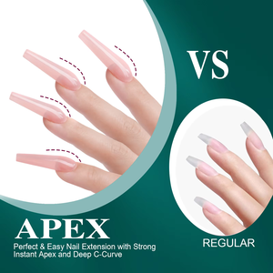 16 tailles de capsules d'ongles artificiels en gel souple à arche incurvée, couvrance totale, à presser, formes <span class=keywords><strong>amande</strong></span>, French, cercueil, pour extension d'ongles - Product Image 6