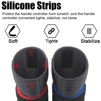 Grip ekstensi kontroler ganda, untuk ocular Quest1 2/Rift S VR pengendali game Grip bermain Beat Saber