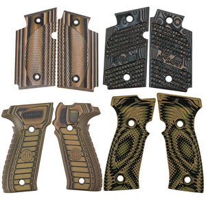 Tùy chỉnh kim loại nhựa ngọc trai gỗ Đồ chơi sigs sauers P238 p938 P320 axg Grip cachas phụ kiện - Product Image 2