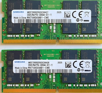 Mémoire RAM d'ordinateur portable d'occasion 32 Go DDR4 3200 MHz M471A4G43AB1-CWE, haute vitesse, compatible, portable