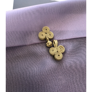 Sac d'emballage en organza grand format Fuchen Logo pour vêtements, écharpes, bijoux en perles, sous-vêtements, avec bouton grenouille chinois en polyester, pochette cadeau type enveloppe OP - Product Image 6