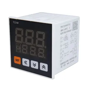 TC3-M 220V 24Vdc display a LED termostato digitale pid intelligente regolatore di temperatura con relè di uscita e SSR