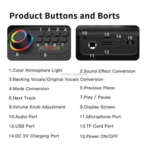 <span class=keywords><strong>ลำโพง</strong></span>บลูทูธยอดนิยม LED สีสันสดใสเสียงบลูทูธไร้สายกลางแจ้งแบบพกพาซับวูฟเฟอร์<span class=keywords><strong>ลำโพง</strong></span>คาราโอเกะบ้าน - Product Image 2