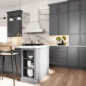 CBMmart Modern White Oak Kitchen <strong>Cabinet</strong> Custom <strong>Slim</strong> Stain Shaker Panel <strong>Bathroom</strong> Vanity <strong>Cabinets</strong> - Product Image 5