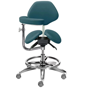 Reposapiés auxiliar rodante ajustable <span class=keywords><strong>de</strong></span> altura Médica Clínica Hospital ergonómico médico taburete Dental Silla <span class=keywords><strong>de</strong></span> sillín - Product Image 4