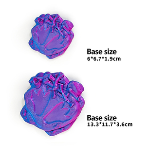 Modèle articulé imprimé en 3D, couleurs personnalisées, dinosaure jouet, squelette fossile de Tyrannosaure avec base, cadeau - Product Image 6